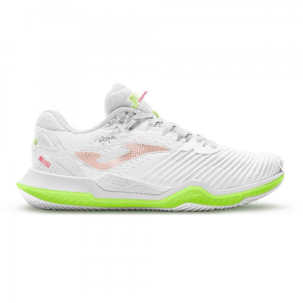 Shoes T.Point Lady 23 hard court woman white green