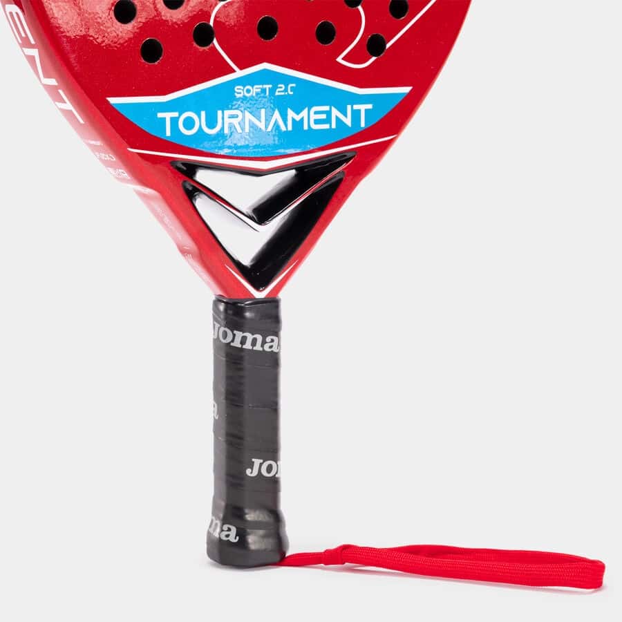 Padel racket Tournament Soft red white | ONE SIZE | Rood-Wit | 401578. ...