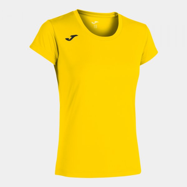 Shirt short sleeve woman Record II yellow