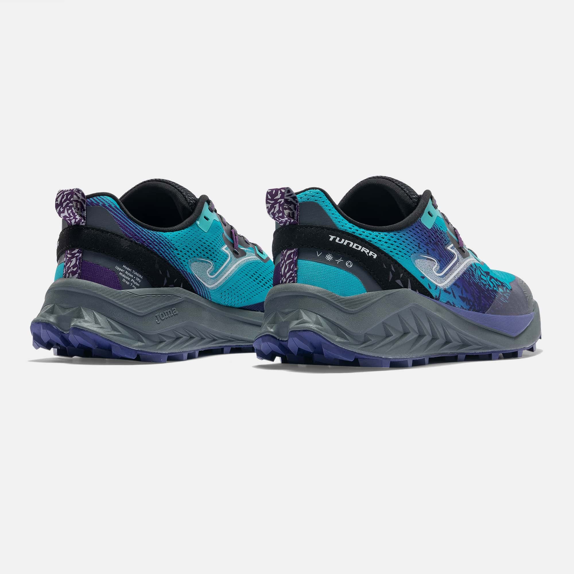 Trail-running shoes Tundra 26 man turquoise