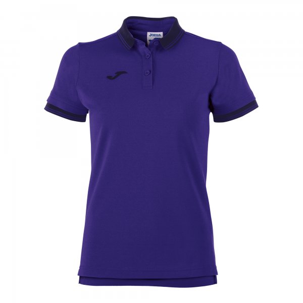 Polo shirt short-sleeve woman Bali II purple
