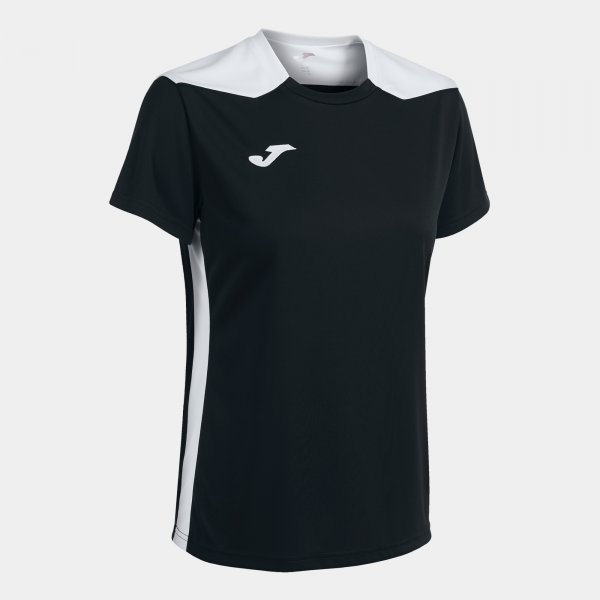 Shirt short sleeve woman Championship VI black white