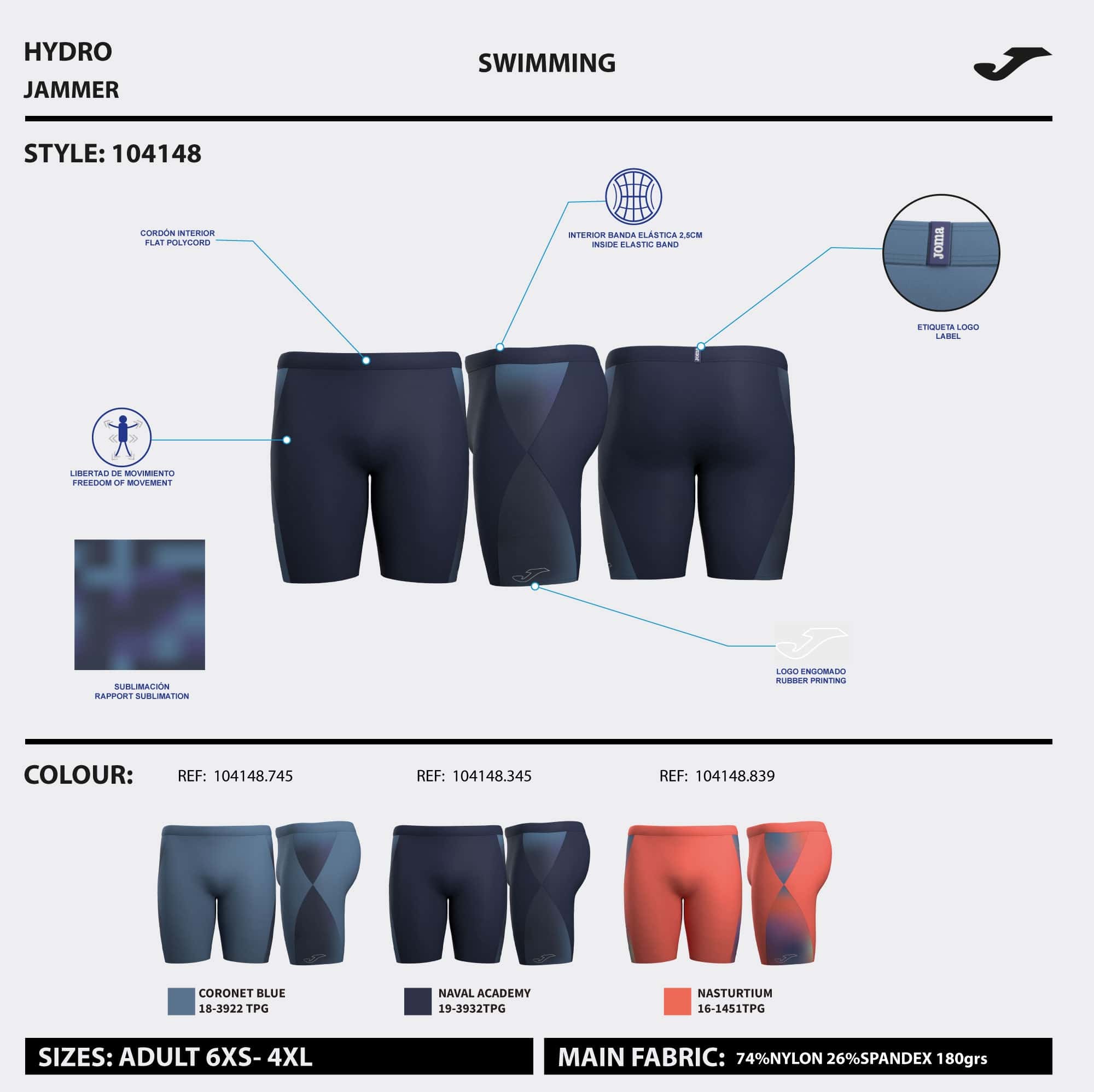 Swimming trunks man Hydro