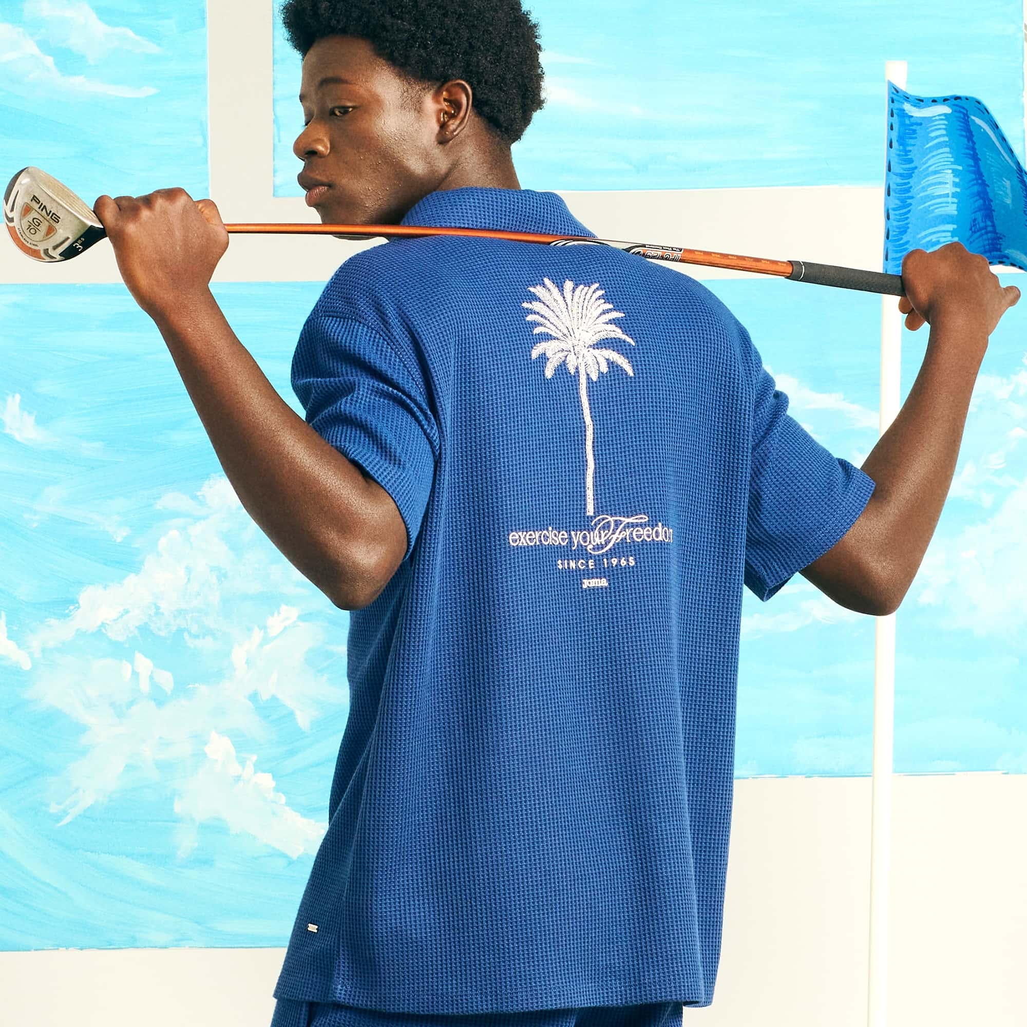 Polo shirt short-sleeve man Mimetic