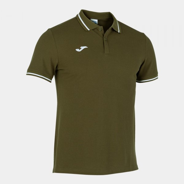 Polo shirt short-sleeve man Confort II khaki