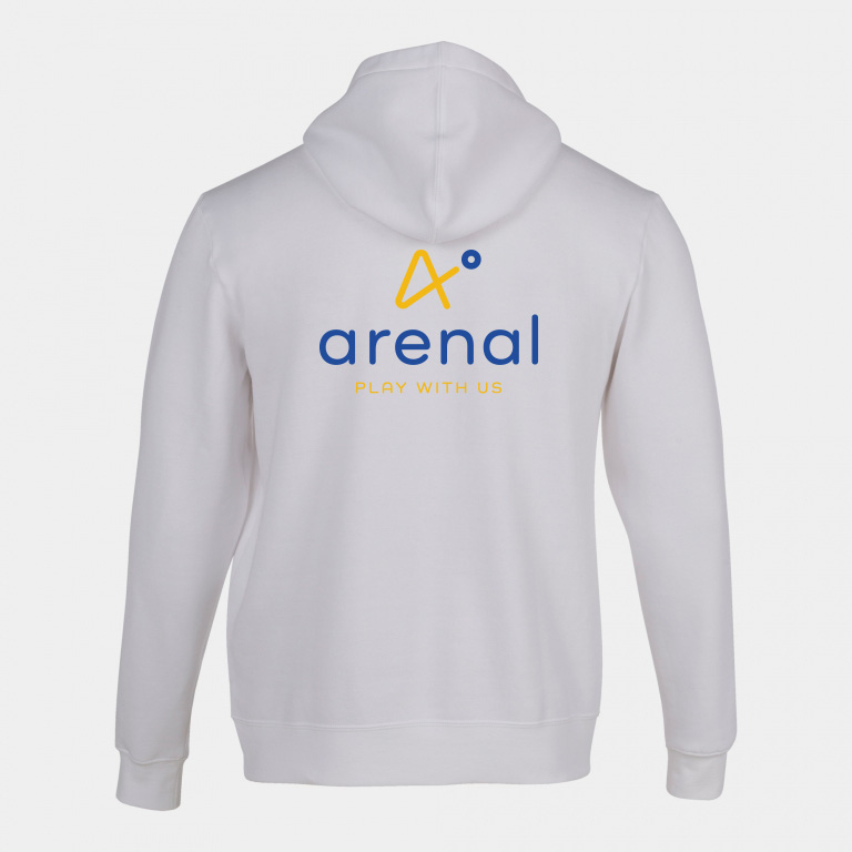 Arenal - Hooded sweater man Montana white