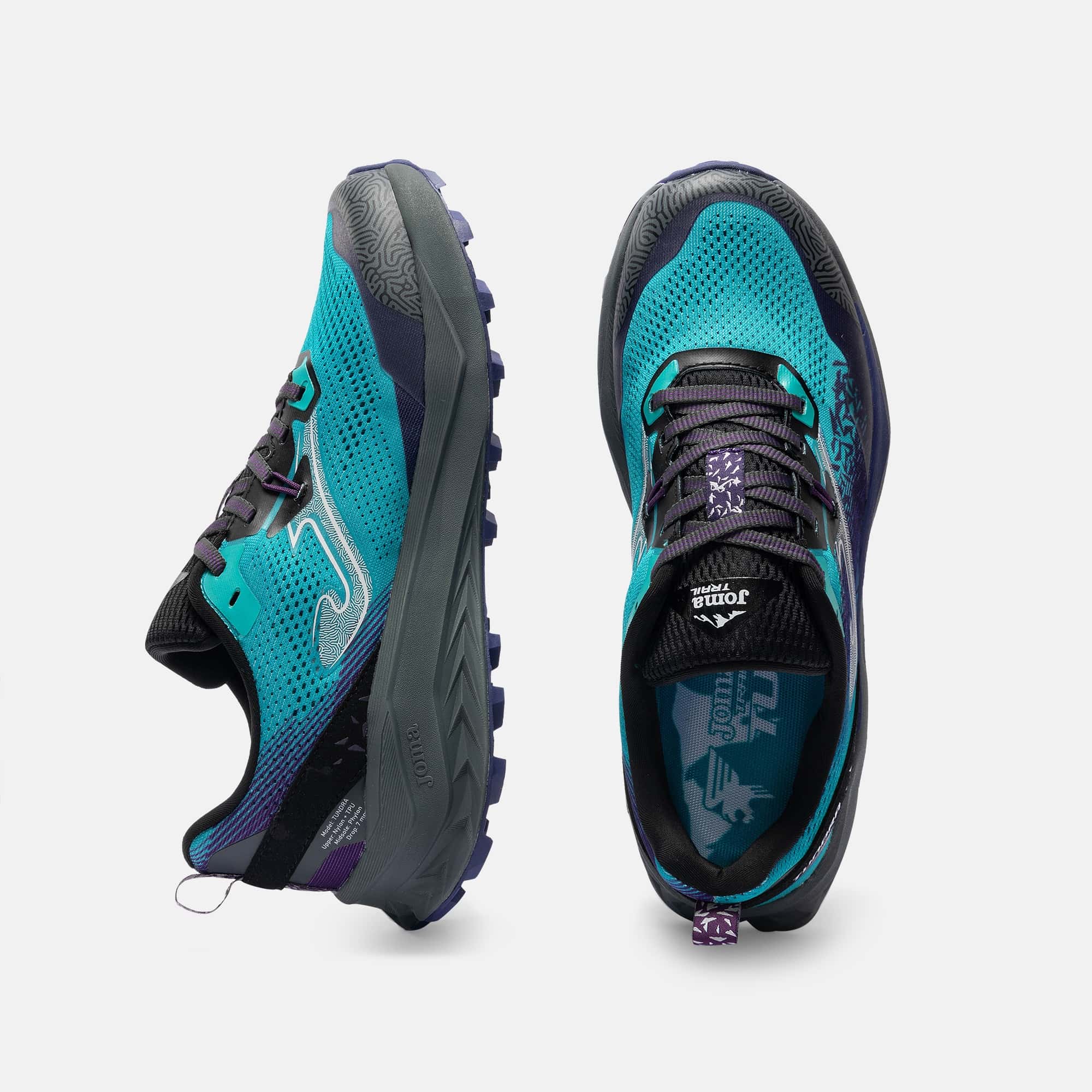 Trail-running shoes Tundra 26 man turquoise