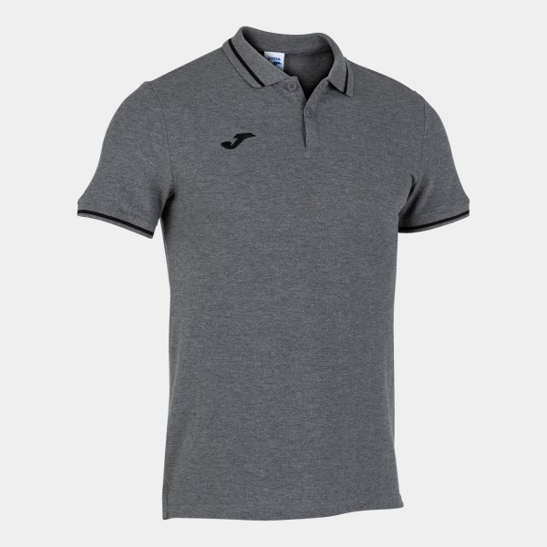 Polo shirt short-sleeve man Confort II melange gray