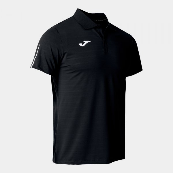 Polo shirt short-sleeve man Torneo black